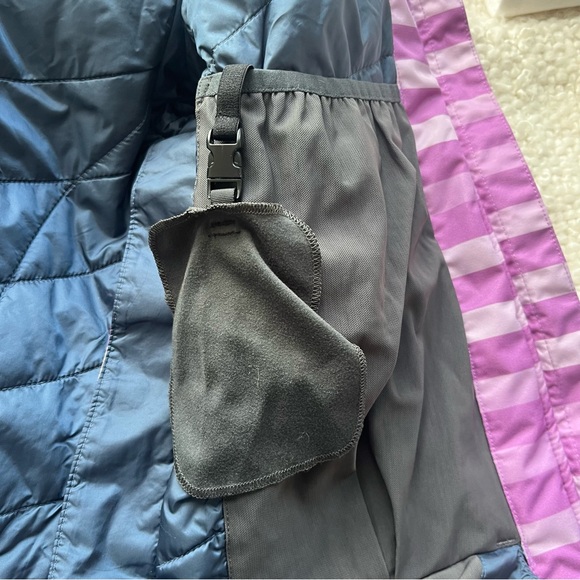 Mountain Hardwear Striped purple winter jacket/ski coat size medium - Picture 14 of 16